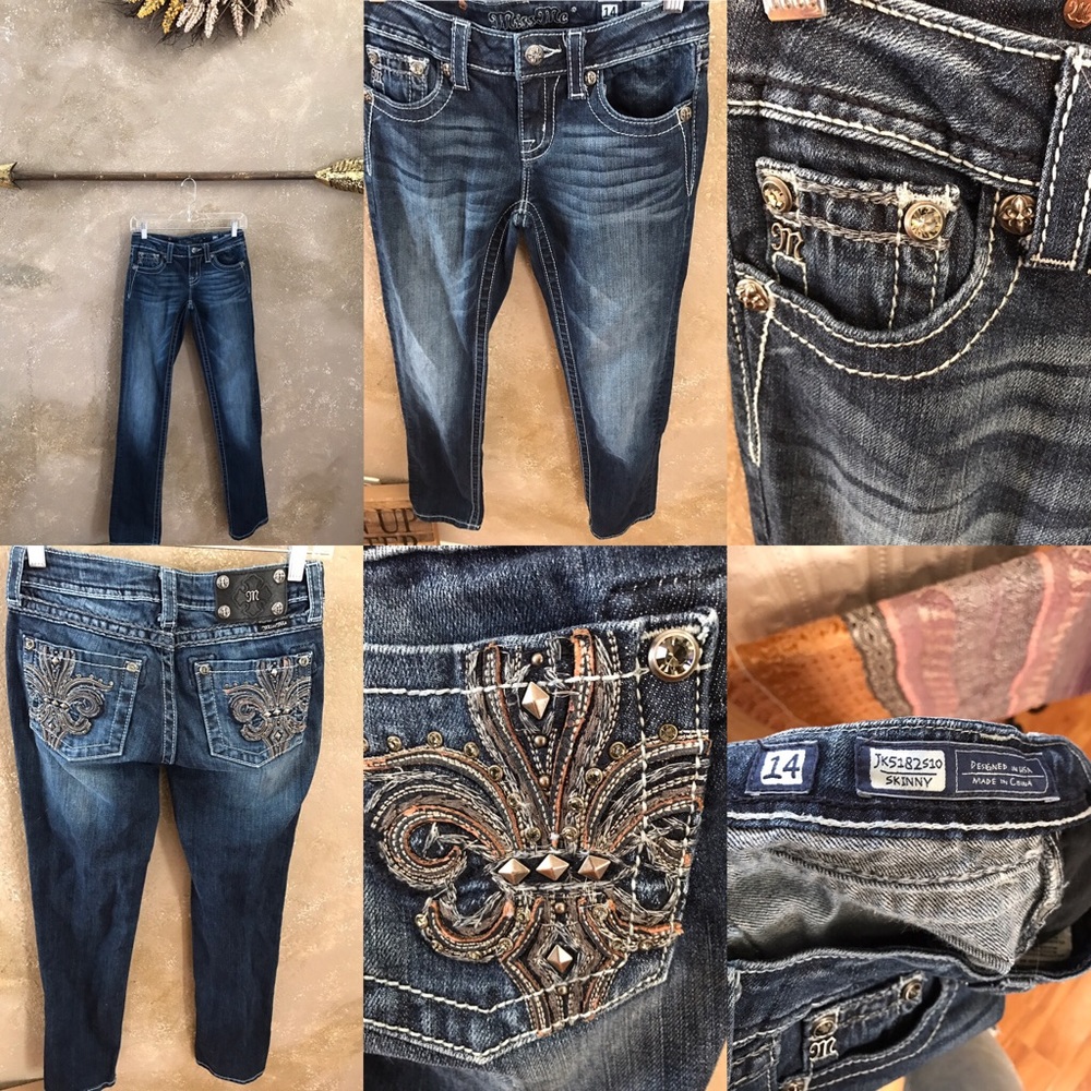 MEK Junior's sz **14** Swarovski crystal Jeans!