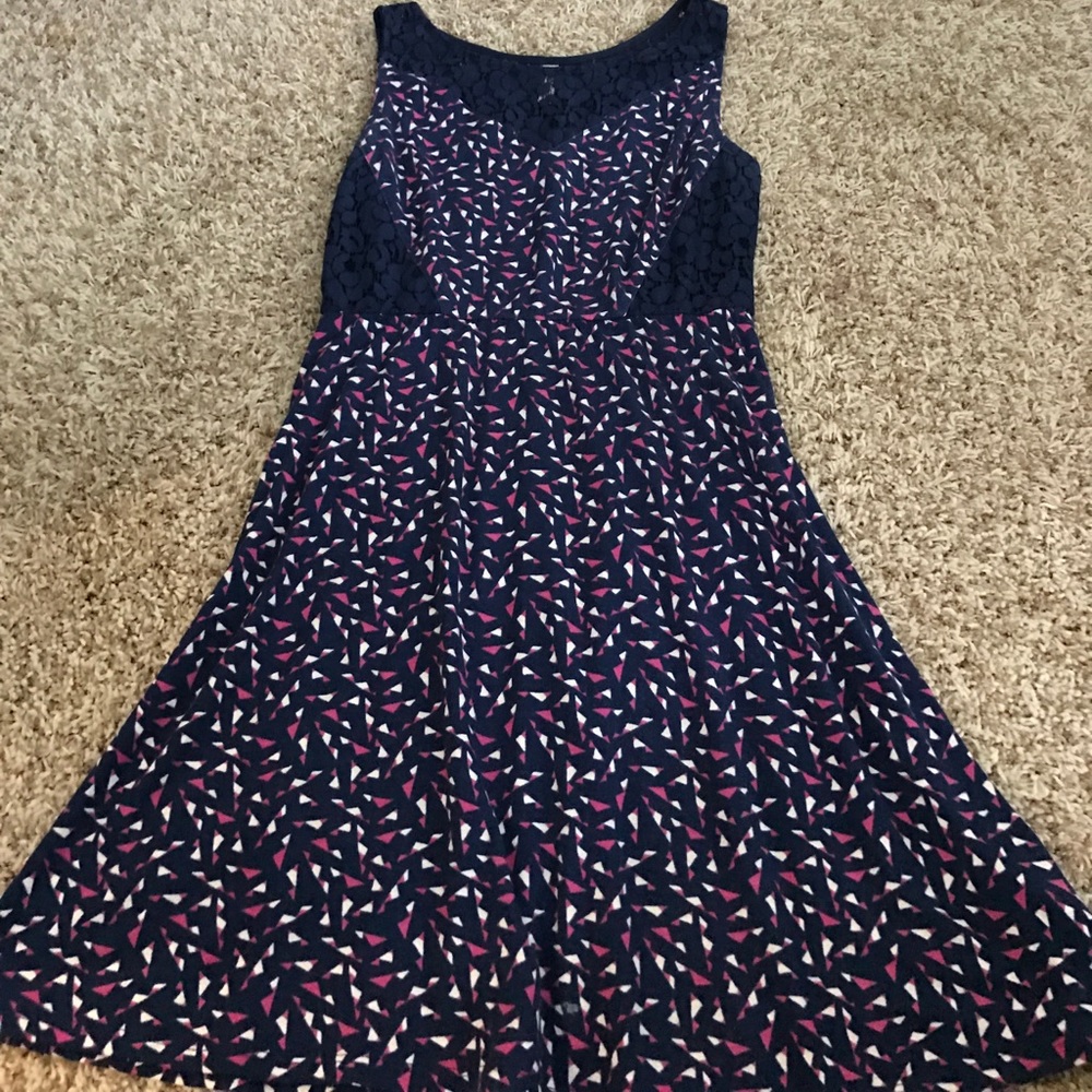 Blue, White, and Pink Xhilaration Dress