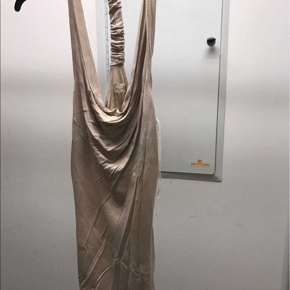 Nude racerback tank