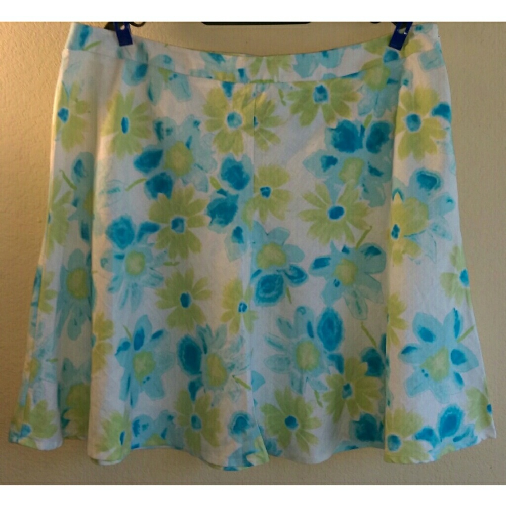 Floral print skirt