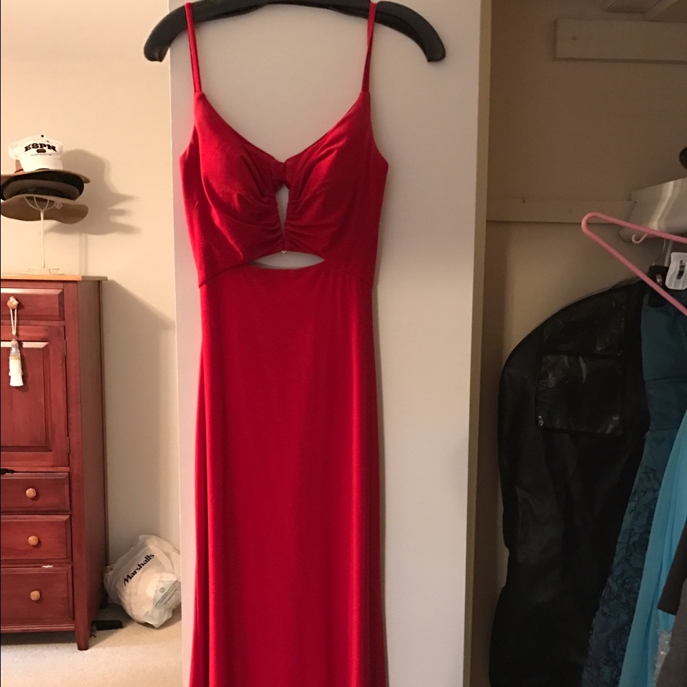 Red prom dress