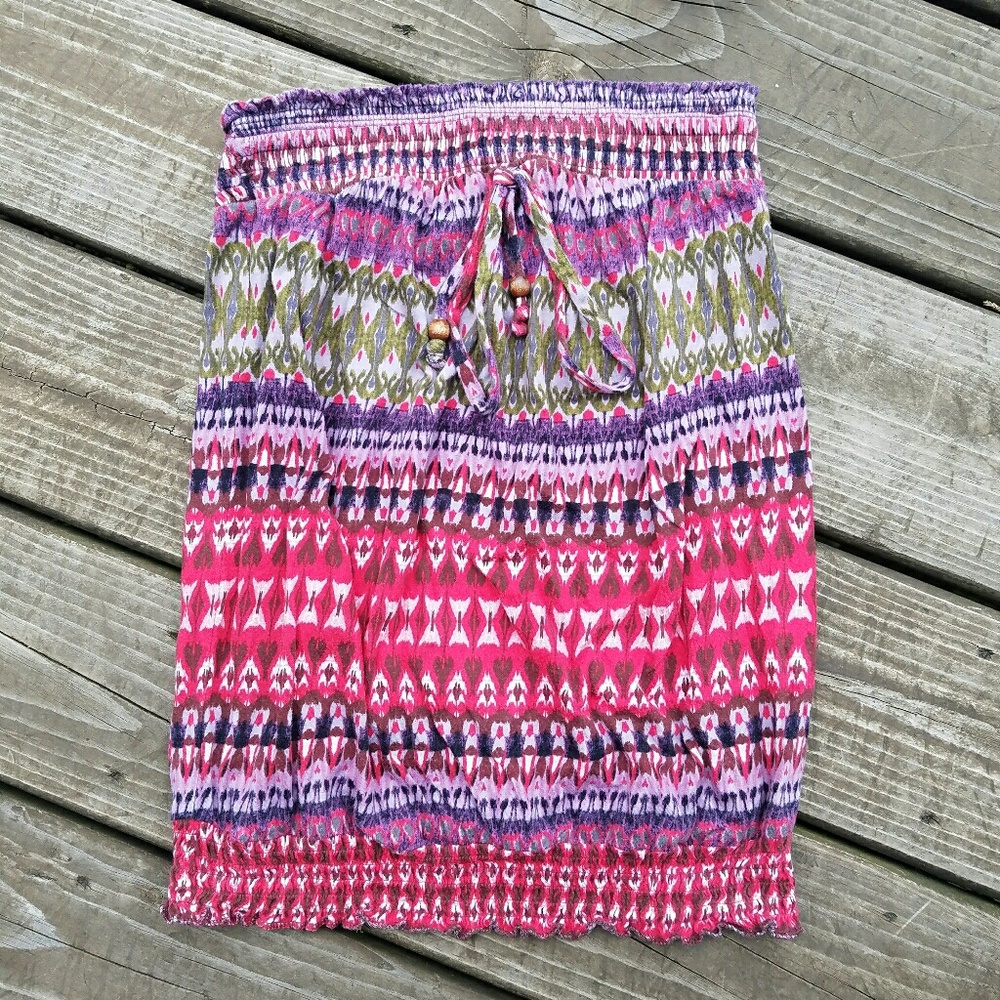 Boho Strapless Tank