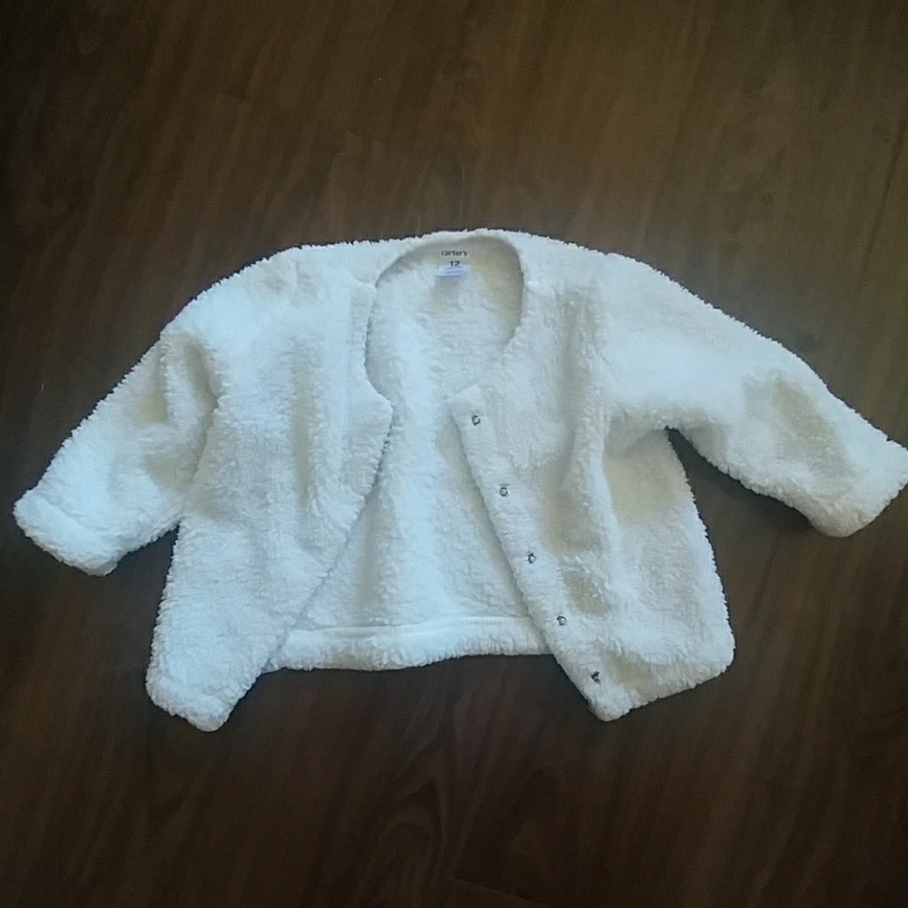 Fluffy toddler jacket