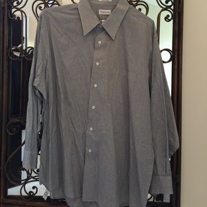 Patterned. button down shirt.