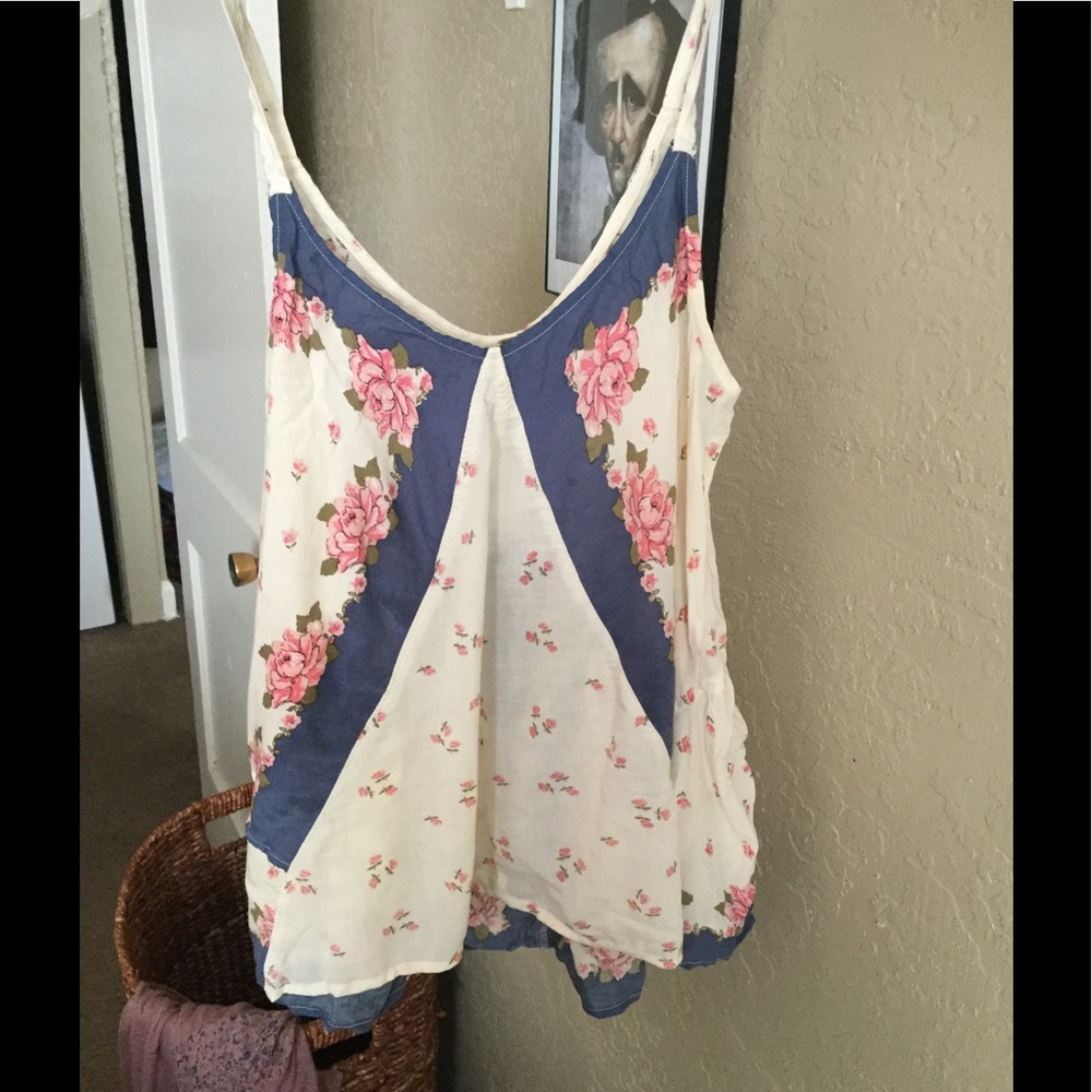 Free People Floral Camisole