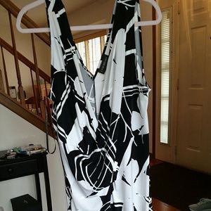 Black and White maxi dress