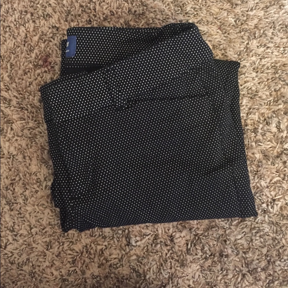 Polka dot dress pants