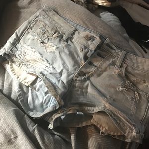 Abercrombie Distressed Shorts