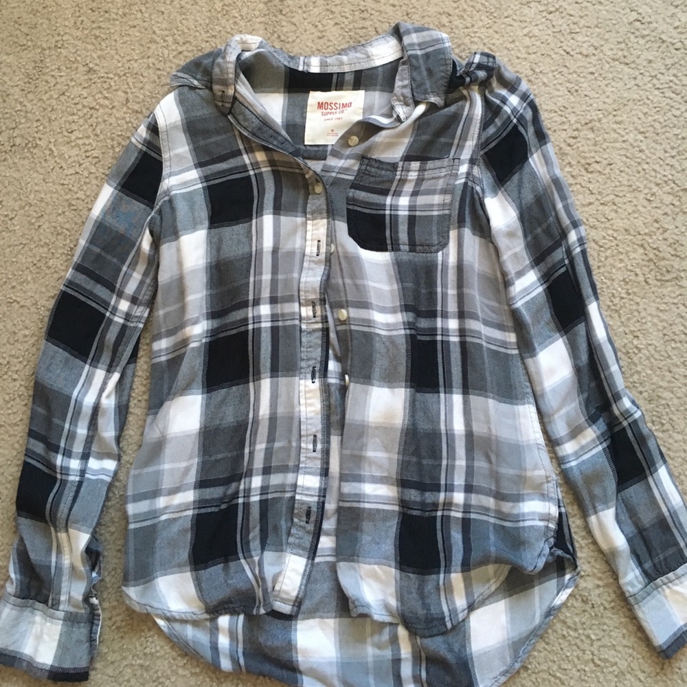 Black and white flannel