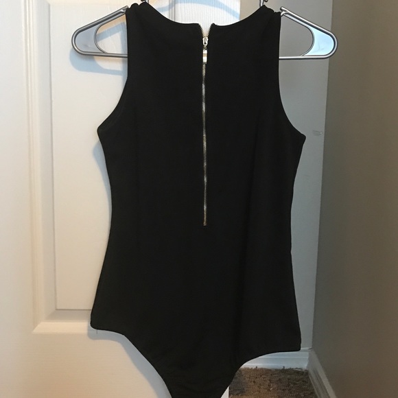 Black lace up bodysuit - Picture 5 of 6