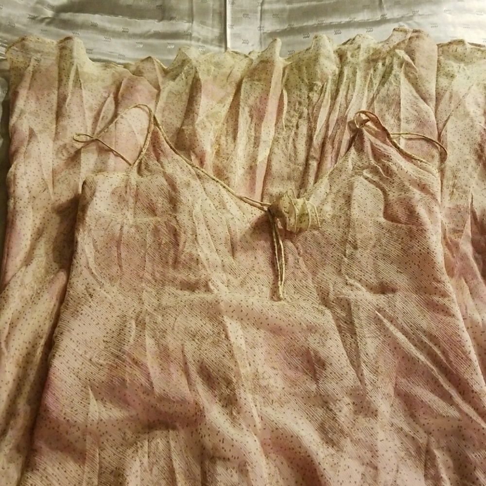 J.CREW Pink and Tan J.Crew dress