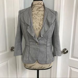 WHBM Beautiful Gray Jacket. NWOT. Size 8