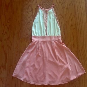 Blush + Nude Detailed Dress