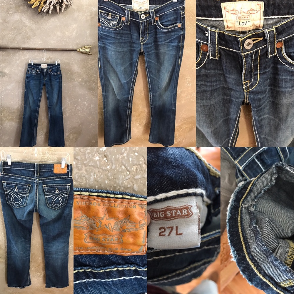 Big Star Vintage Collection  Bootcut Jeans sz 27
