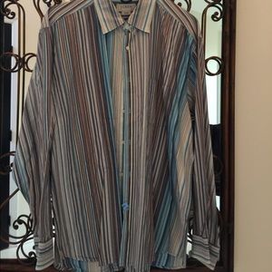 Striped Button Down.