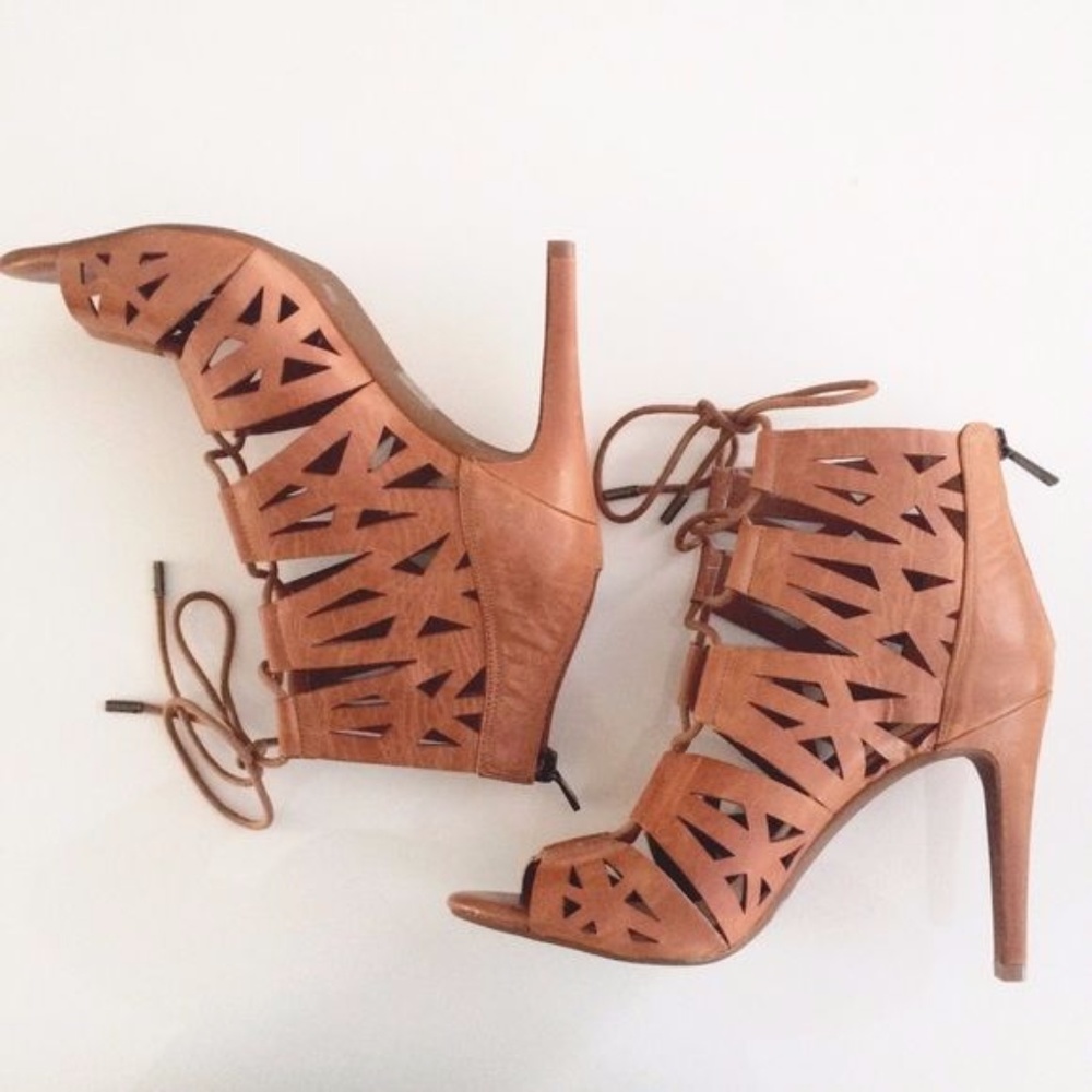 Laser Cutout Cage Sandal Jessica Simpson