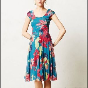 Anthropologie Floral Dress