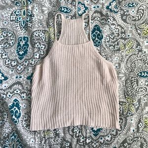 Light Pink Knit Brandy Melville Tank Top
