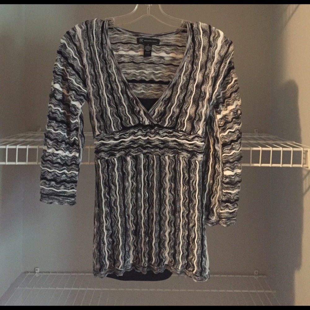 INC blouse with tank top