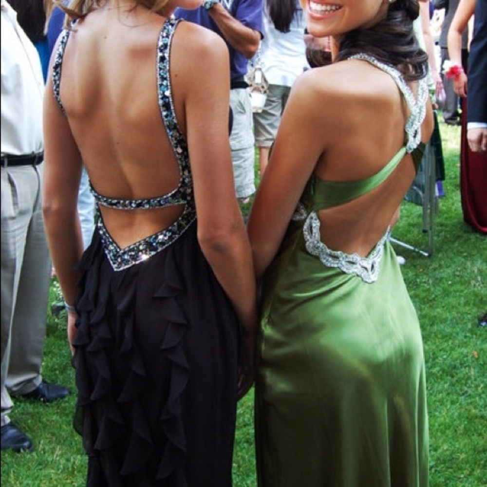 Faviana 6564 Prom Gown in BLACK