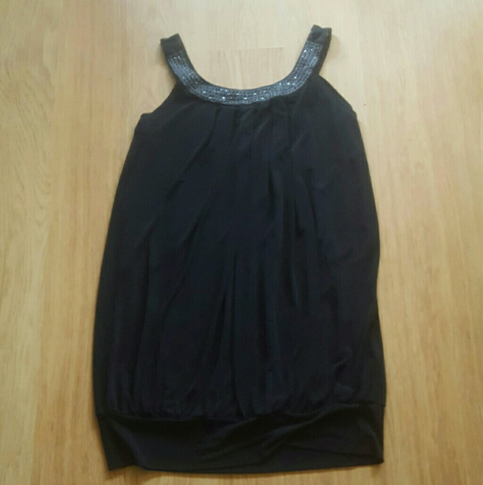 Black short dress