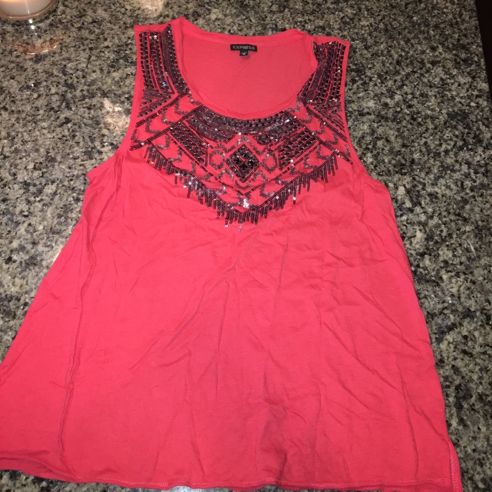 Express sleeveless tee