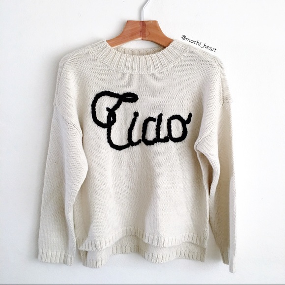 Wildfox 'Ciao Bella' sweater in Vintage Lace - Picture 3 of 4