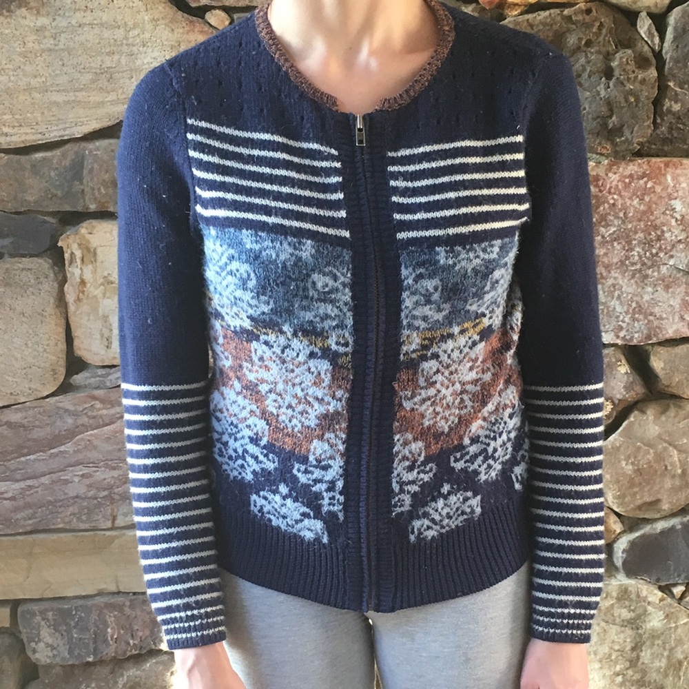 Sparrow zip wool sweater