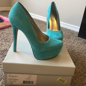 Miami green JS Waleo pumps