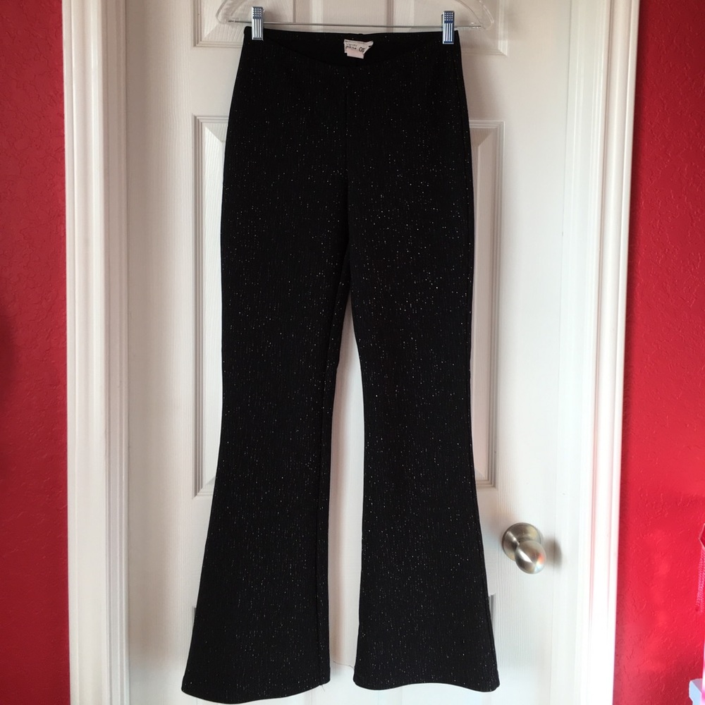 Black and silver pants