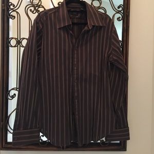 Brown Striped Shirt.