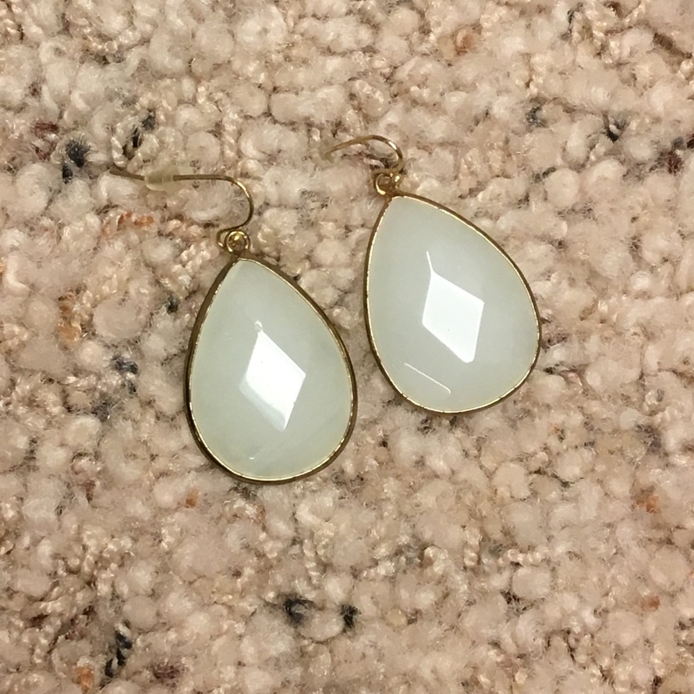Teardrop-Shaped Earrings