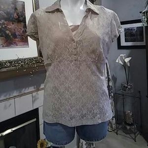 Apt. 9 lace top with cami.