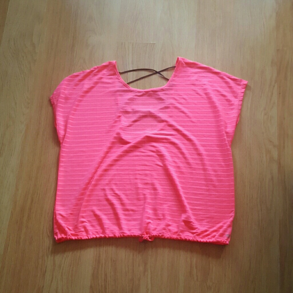 Pink work out top