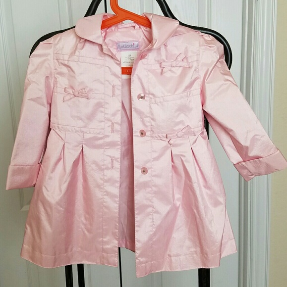 Pink little girl jacket/rain coat size18m - Picture 1 of 4