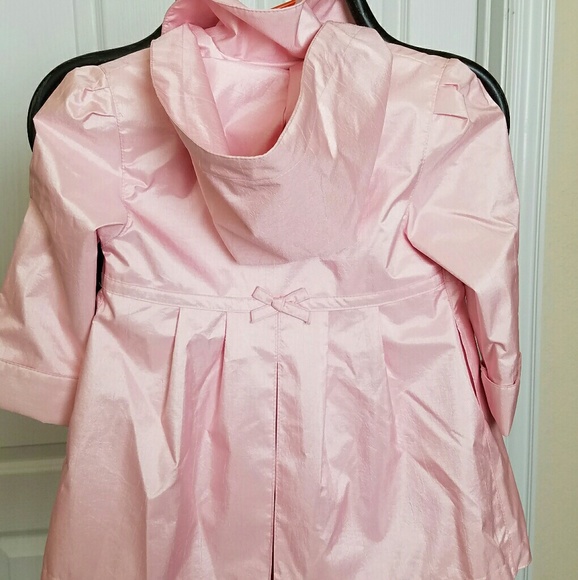 Pink little girl jacket/rain coat size18m - Picture 3 of 4