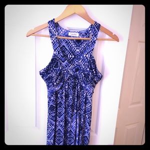 Blue print Calvin Klein dress size 6