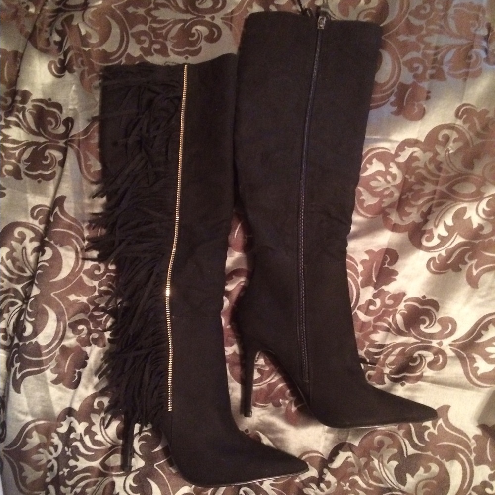 Cape Robbin tall dressy boots knee high heels
