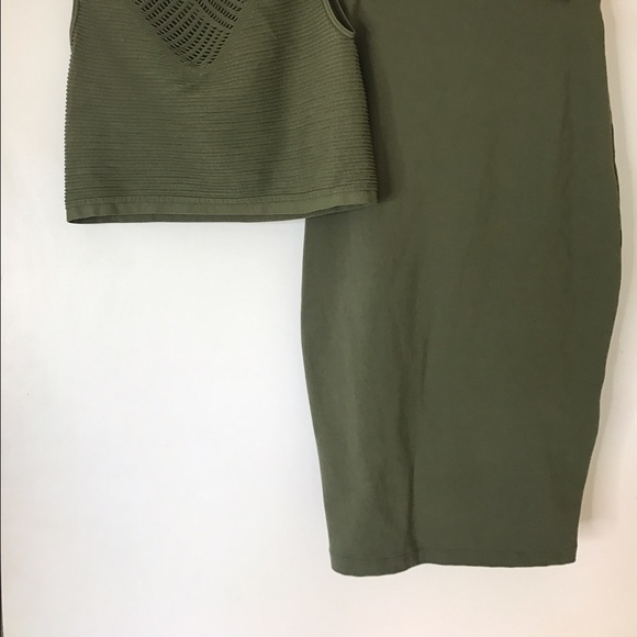 Bebe Crop Top and Midi Skirt Set - Picture 2 of 4