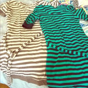 $18 for 2 striped Banana Republic dresses!