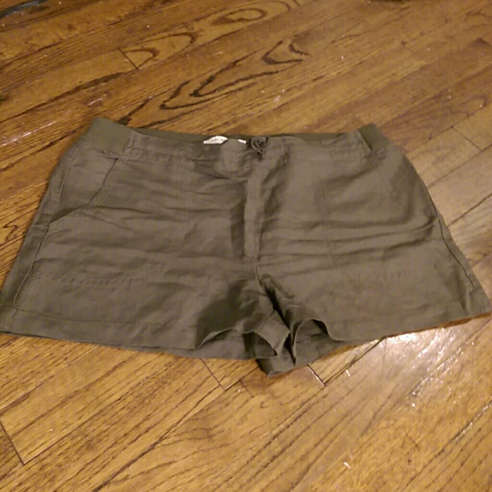 Olive shorts
