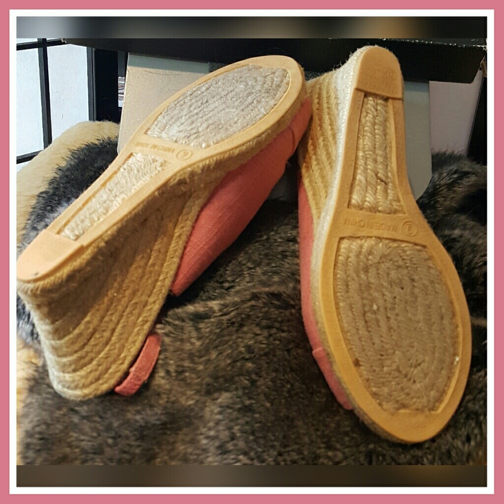TALBOTS WOMEN'S ROSE QUARTZ ESPADRILLES 9M EUC - Picture 4 of 7