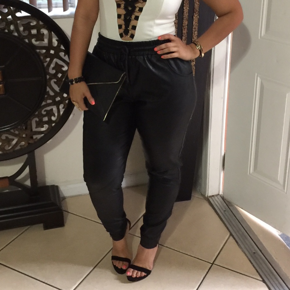 Mink Pink Minus the Leather Joggers