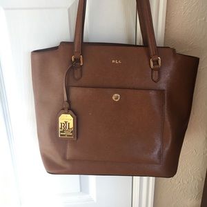 Ralph Lauren leather tote