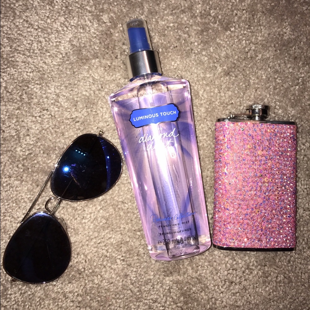 VS Body Spray, Flask, Sunglasses Bundle