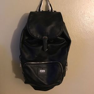 PINK VS black backpack