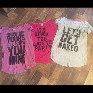 Victoria Secret PINK Tee's