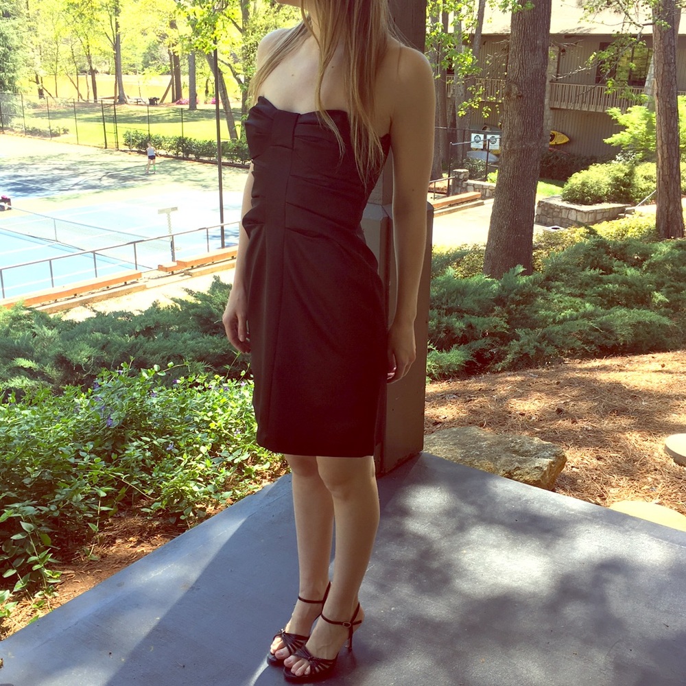 BCBG strapless dress