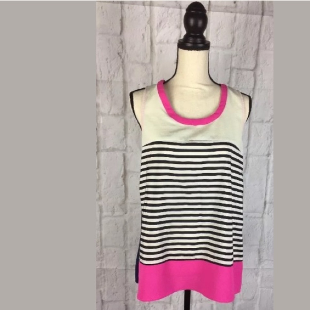 Stitch Fix Alessandra Stripe Color Block Tank Top