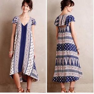Anthropologie Maeve Summertide Swing Dress